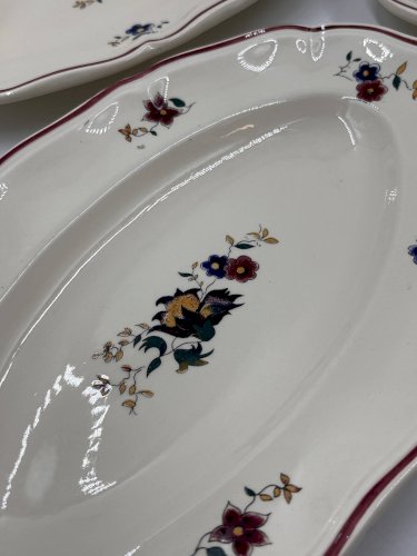 Lot de 6 assiettes Sarreguemines