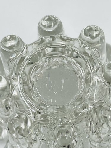 Lot de 6 bougeoirs fleurs vintage par VMC Reims - Années 60