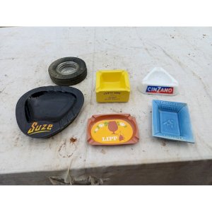 Lot de 6 Cendriers Publicitaire