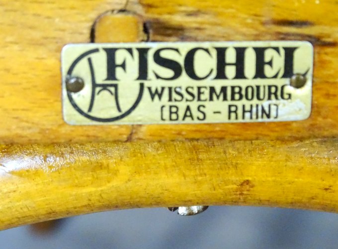Lot de 6 Chaises bistrot Fischel 1930 état parfait, no Thonet