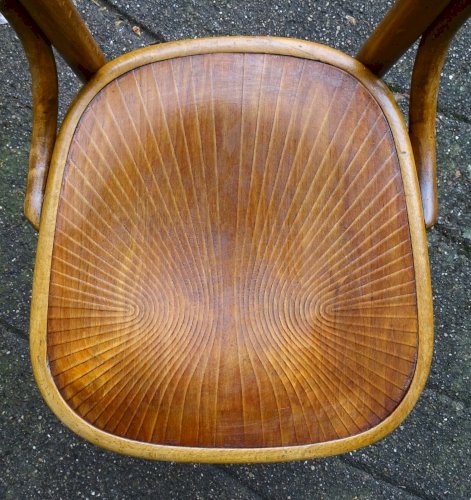 Lot de 6 Chaises bistrot Fischel 1930 état parfait, no Thonet