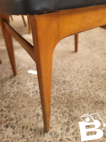 Lot de 6 chaises vintage Stella style scandinave