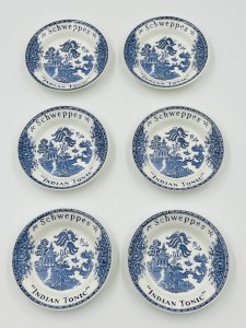 Set of 6 promotional bowls Schweppes Gien