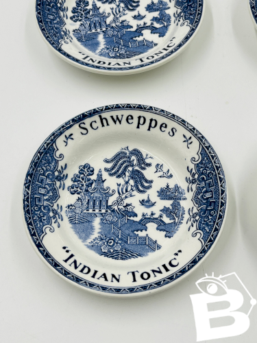 Lot de 6 coupelles publicitaires Schweppes Gien