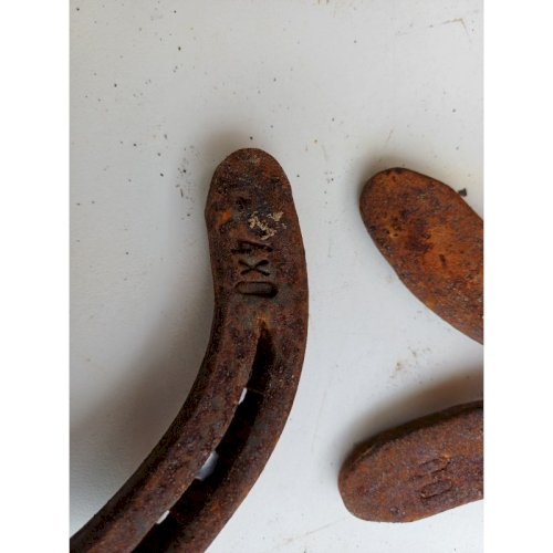Lot de 6 Fer a chevals Anciens