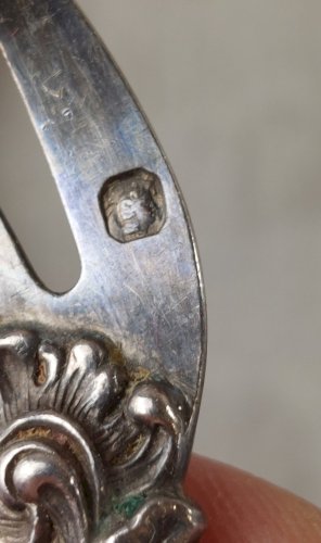 Lot de 6 fourchettes à huitre, en argent massif, orfèvre Queille, XIXème ^