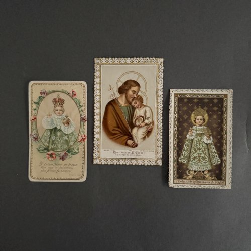 Lot de 6 images pieuses ou canivets XIXe A5780