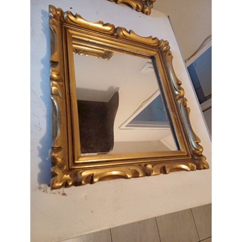 Lot de 6 Miroirs Bois et Stuk Doré