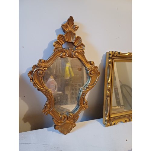Lot de 6 Miroirs Bois et Stuk Doré