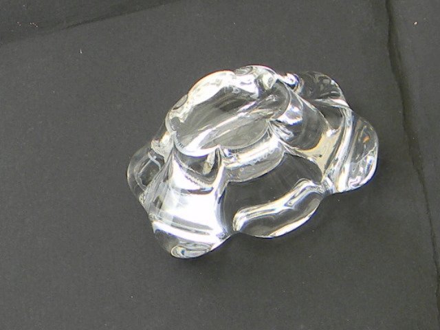 Lot de 6 salerons en cristal de DAUM.