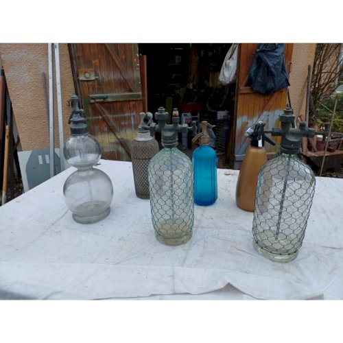 lot de 6 Siphons Anciens