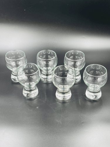 Lot de 6 verres Gulf station