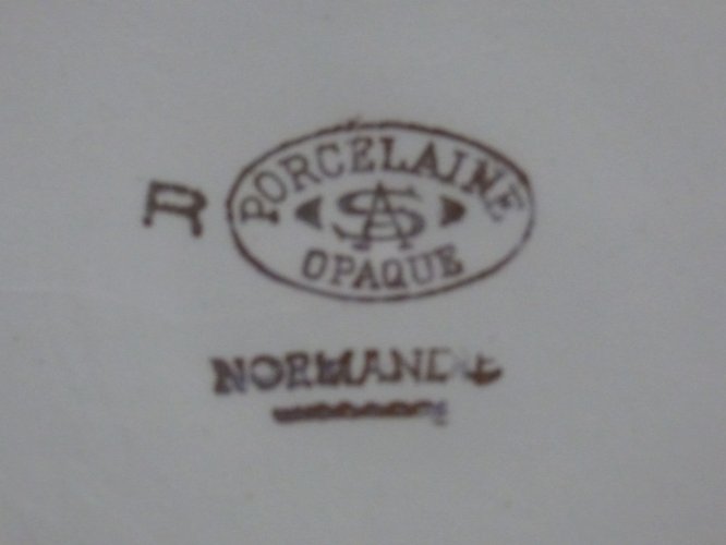 lot de 6assiettes creuses modèle Normandie