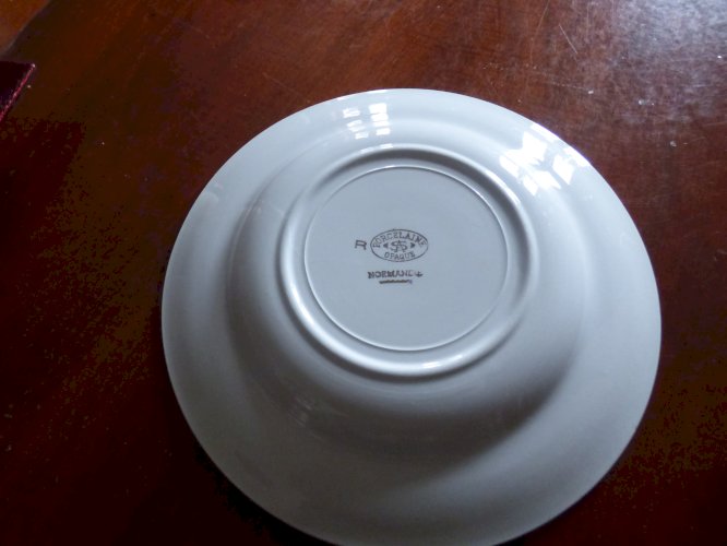 lot de 6assiettes creuses modèle Normandie