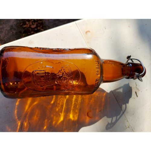 Lot de 7 Bouteilles de Bieres dAlsace Fischel