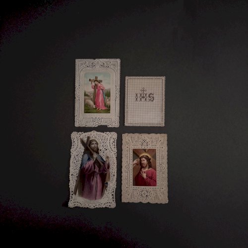 Lot de 8 canivets images pieuses anciennes Jésus Christ M3735