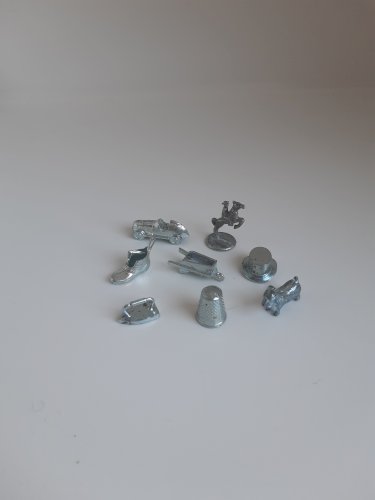Lot de 8 pions métal Monopoly de luxe 