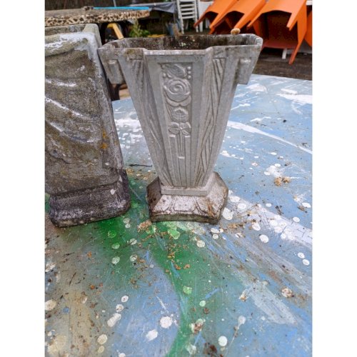 Lot de 8 Vases en Aluminium 1900