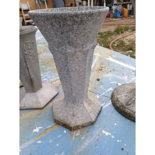 Lot de 8 Vases en Aluminium 1900