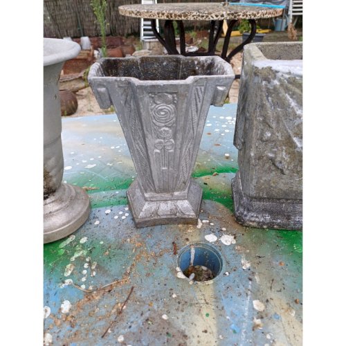 Lot de 8 Vases en Aluminium 1900