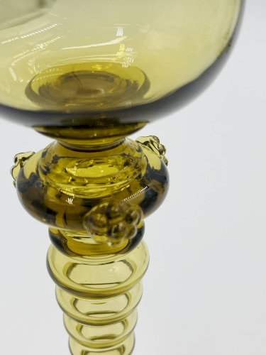 Lot de 8 verres à vin Roemer verts