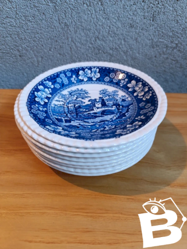 lot de 8coupelles creuses Spode england Tower en bon etat