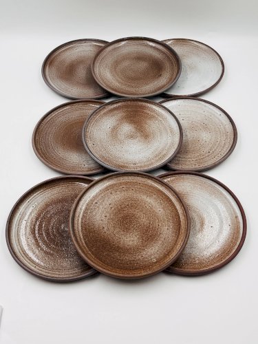 Lot de 9 assiettes Dour