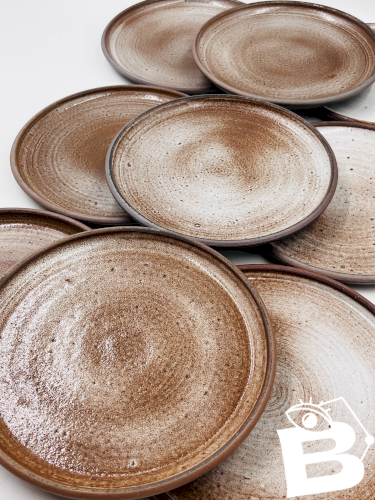 Lot de 9 assiettes Dour