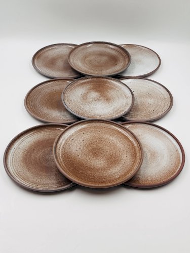 Lot de 9 assiettes Dour