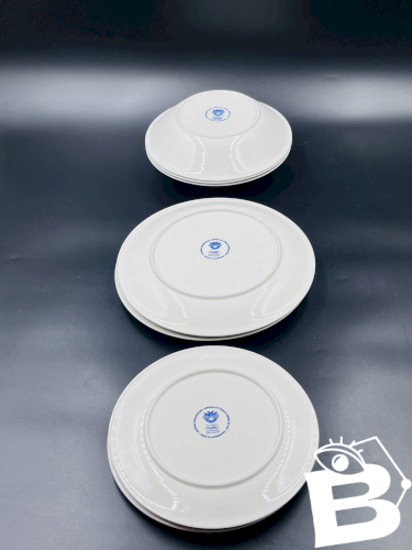 Lot de 9 assiettes vintage Cadiz – Villeroy & Boch – années 1960–1970