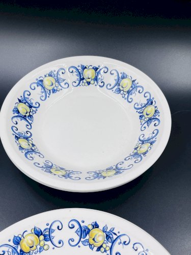 Lot de 9 assiettes vintage Cadiz – Villeroy & Boch – années 1960–1970