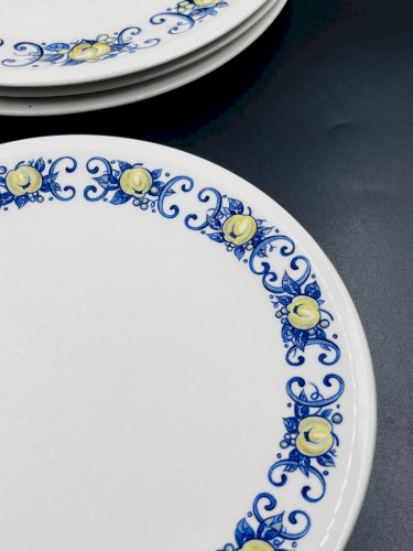 Lot de 9 assiettes vintage Cadiz – Villeroy & Boch – années 1960–1970