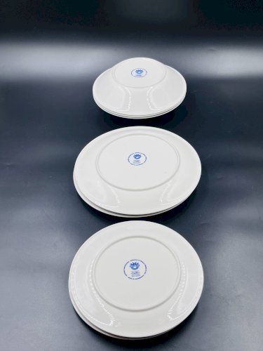 Lot de 9 assiettes vintage Cadiz – Villeroy & Boch – années 1960–1970