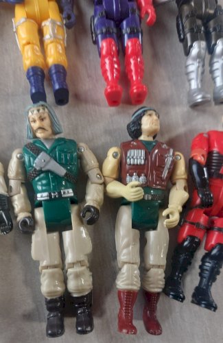 Lot de 9 figurines Kaido Bikin, China, vintage ^