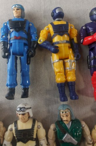 Lot de 9 figurines Kaido Bikin, China, vintage ^