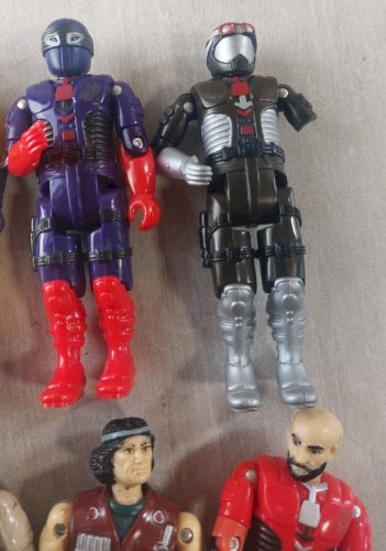 Lot de 9 figurines Kaido Bikin, China, vintage ^