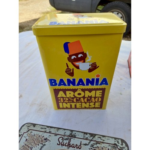 Lot de Boites Anciennes Publicitaires en Tole