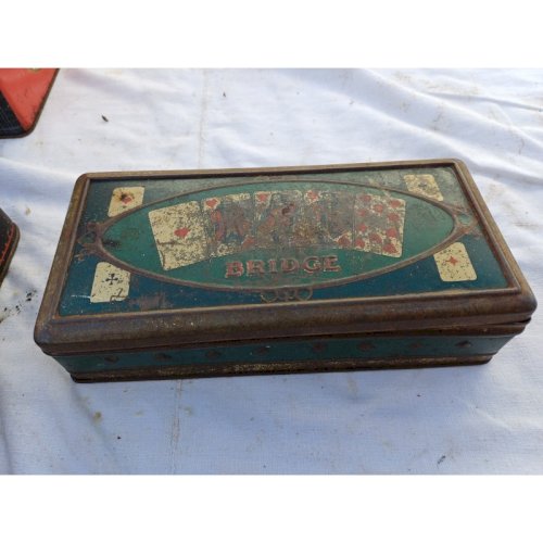 Lot de Boites Anciennes Publicitaires en Tole