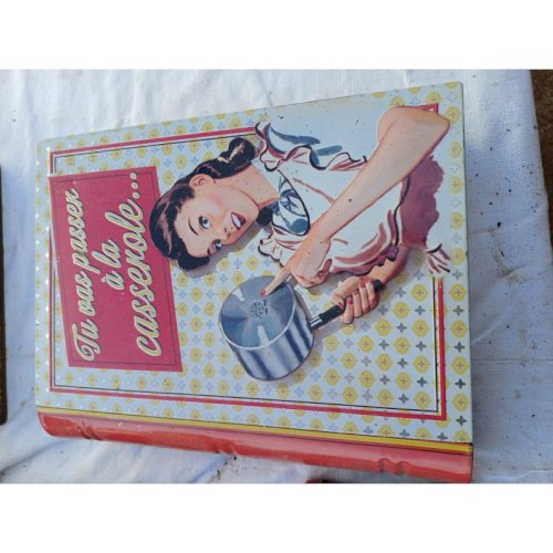 Lot de Boites Anciennes Publicitaires en Tole