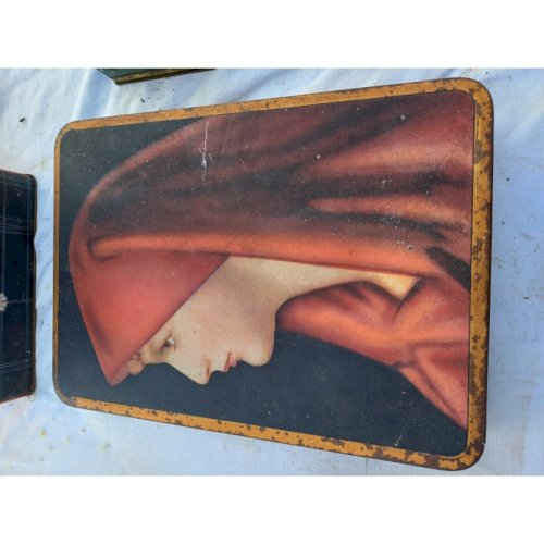 Lot de Boites Anciennes Publicitaires en Tole