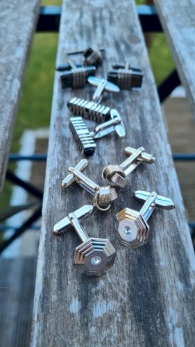 lot de boutons de manchettes