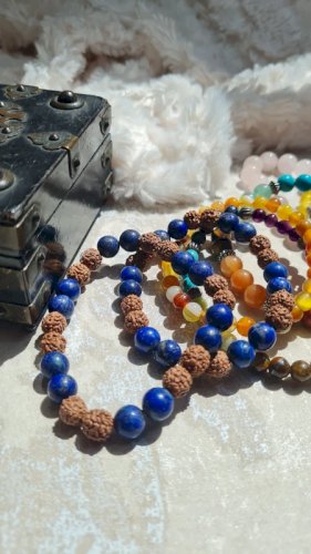 Lot de bracelets en pierres semi- précieuses - 9 Bracelets