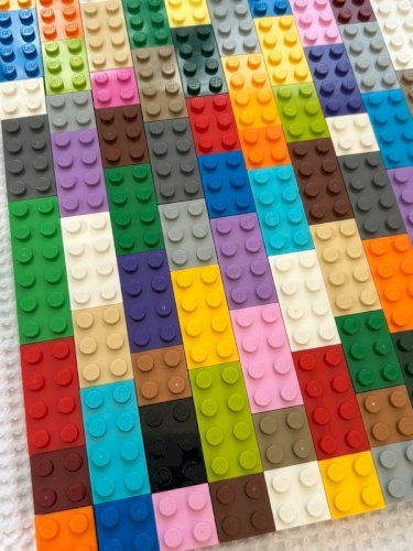 Lot de briques Lego toutes tailles toutes couleurs