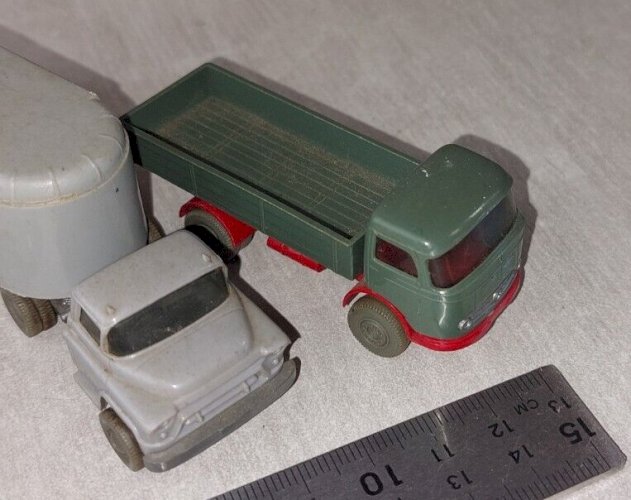 Lot de camions, Wiking, vintage
