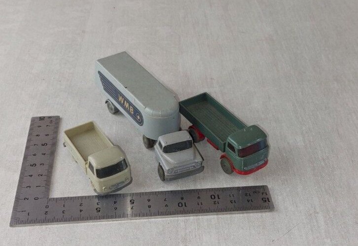 Lot de camions, Wiking, vintage
