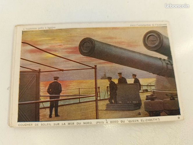 Lot de cartes postales militaire lAngleterre prête a frapper en bon etat