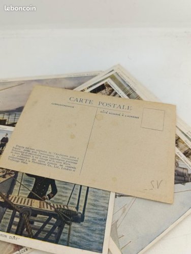 Lot de cartes postales militaire lAngleterre prête a frapper en bon etat