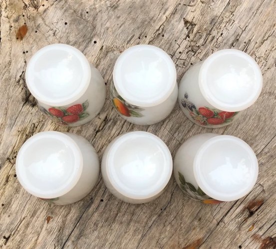 Lot de coquetiers vintage Arcopal