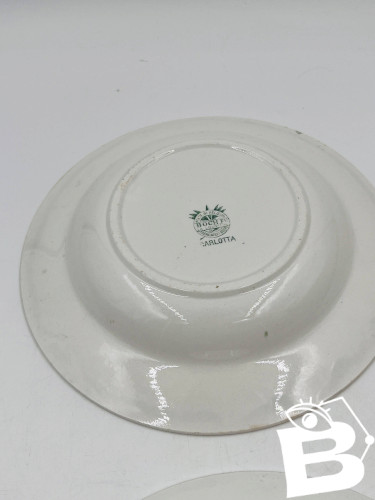 Lot de deux assiettes Carlotta