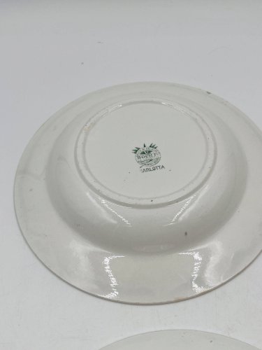 Lot de deux assiettes Carlotta